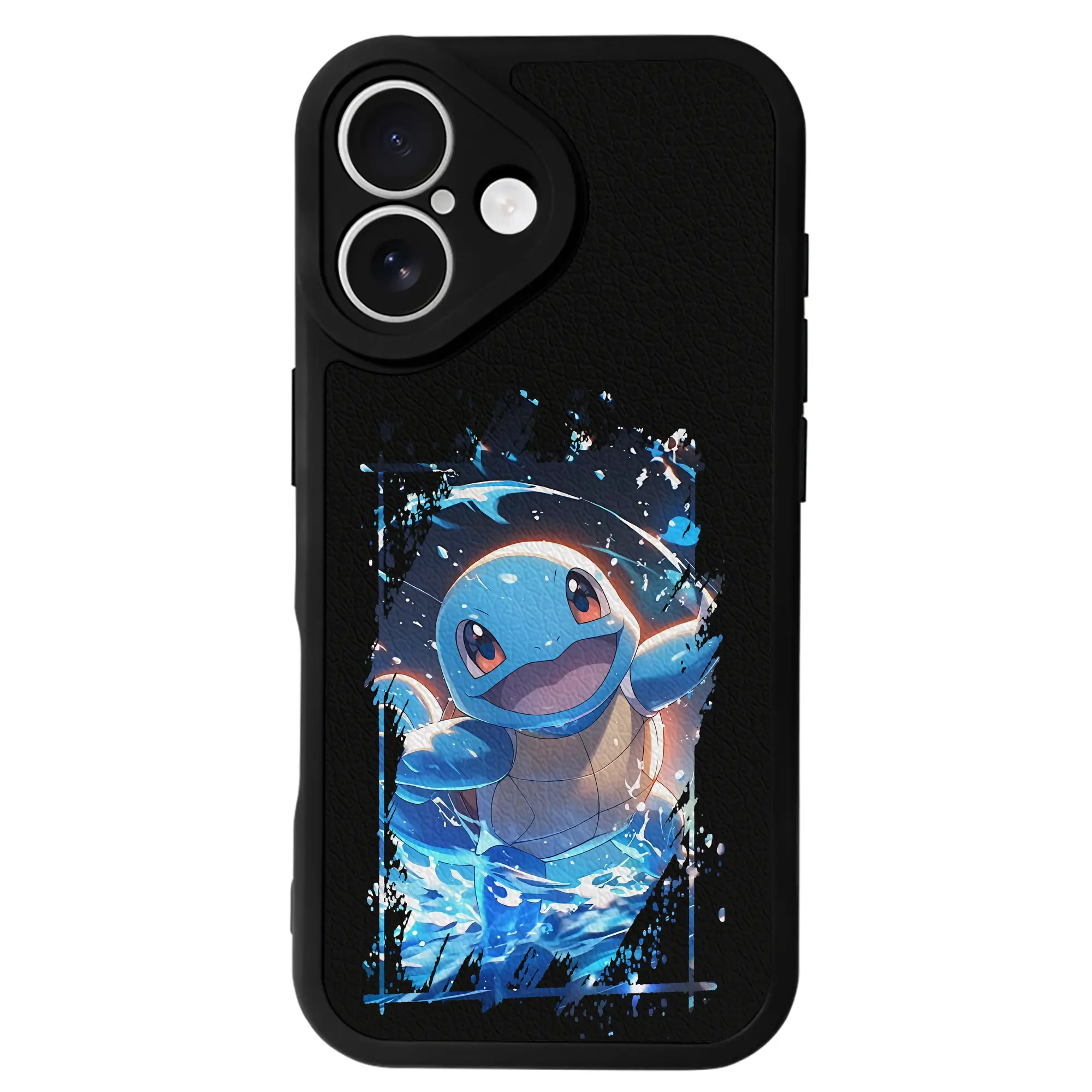 ポケモン グッズ,ゼニガメ - IPhone 16シリーズ対応 ・ シリコンスマホケース ・ レザー調 ・ 高精度フィット ・ 耐衝撃 ・ ワイヤレス充電対応 ・ 精密カット